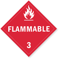 Flammable Placard