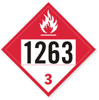Combustible Dot Placard