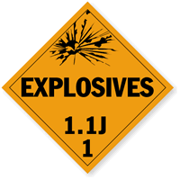 Class 1.1J Explosives