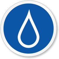 Blood Symbol ISO Circle Sign