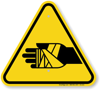 Chemical Burns Hazard Symbol, ISO Warning Sign