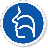 Sinus Nose & Throat Symbol ISO Circle Sign