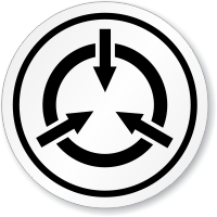 Static Device Symbol ISO Sign