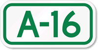 Parking Space Sign A-16