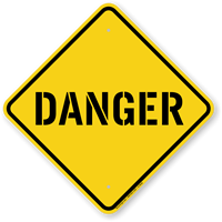 Construction Danger Sign