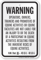 New Mexico Equine Sign