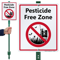 Pesticide Free Zone LawnBoss Sign