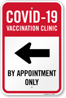 COVID-19 Vaccination Clinic, By Appointment Only