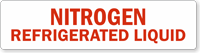 Nitrogen Refrigerated Liquid Safety Label