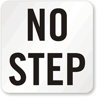 No Step Pool Marker