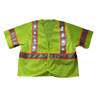 LED Safety Vest Yellow-Green