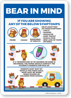Bear In Mind: If You Are Showing These Symptoms Chart Sign