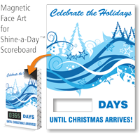 Celebrate The Holidays Scoreboard Changeable Magnetic Face