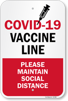 COVID-19 Vaccine Safety Sign