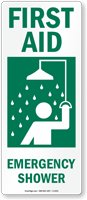 First Aid Emergency Shower (vertical)