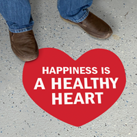 Heart Shaped - Happiness is a Healthy Heart Sign