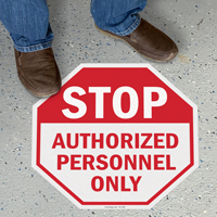 Stop - Authorized Personnel Only