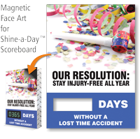 Our Resolution Stay Injury-Free All Year Scoreboard Face