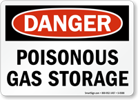 Danger: Poisonous Gas Storage