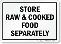 Store Raw & Cooked Food Separately