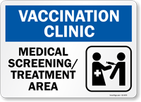 Vaccination Clinic Medical Screening Treatment Area