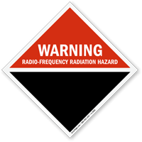 Warning Radio Frequency Radiation Hazard Sign