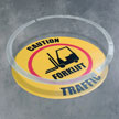 Beveled Guard Protector Floor Sign