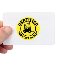 Certified Forklift Driver / Forklift Driver Symbol