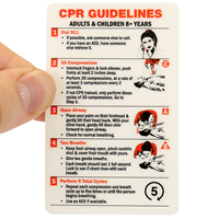 CPR Certification Wallet Cards