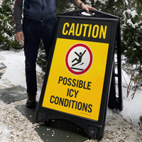 Possible Icy Conditions Sign