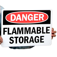 Danger Flammable Storage Signs