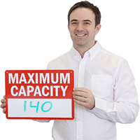 Maximum Capacity ___ (Write-On) Sign