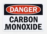 Danger Carbon Monoxide Signs