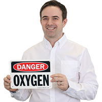 OSHA Danger Oxygen Sign