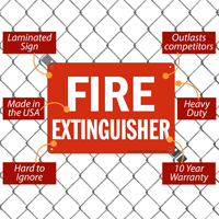 Fire extinguisher identification symbol