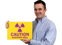 Caution Radiation Area Signs