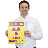 Radiation Caution Safety Sign