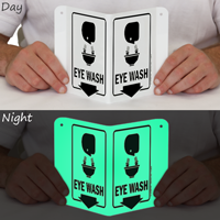 Eye Wash Projecting Glow Sign