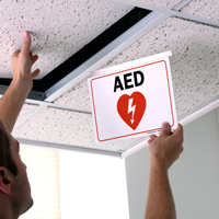 2-Sided, Aed Sign