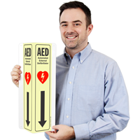 AED Automated External Defibrillator Signs
