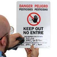 Pesticide Keep Out