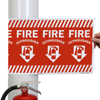 Emergency Safety Sign for Fire Extinguisher