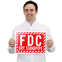 Standpipe Connection Fdc Sign