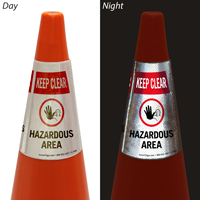 Keep Clear Hazardous Area Sign