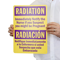 Radiation If Pregnant Warning Sign
