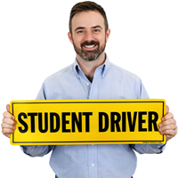 Magnetic Car Student Driver Sign