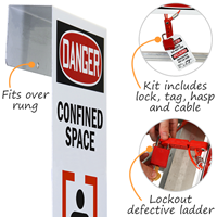 Confined Space Portable Ladder Shield