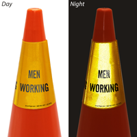 Men Working Cone Message Collar