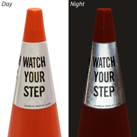 Watch Your Step Cone Message Collar