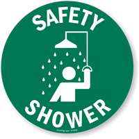 Safety Shower SlipSafe™ Floor Sign